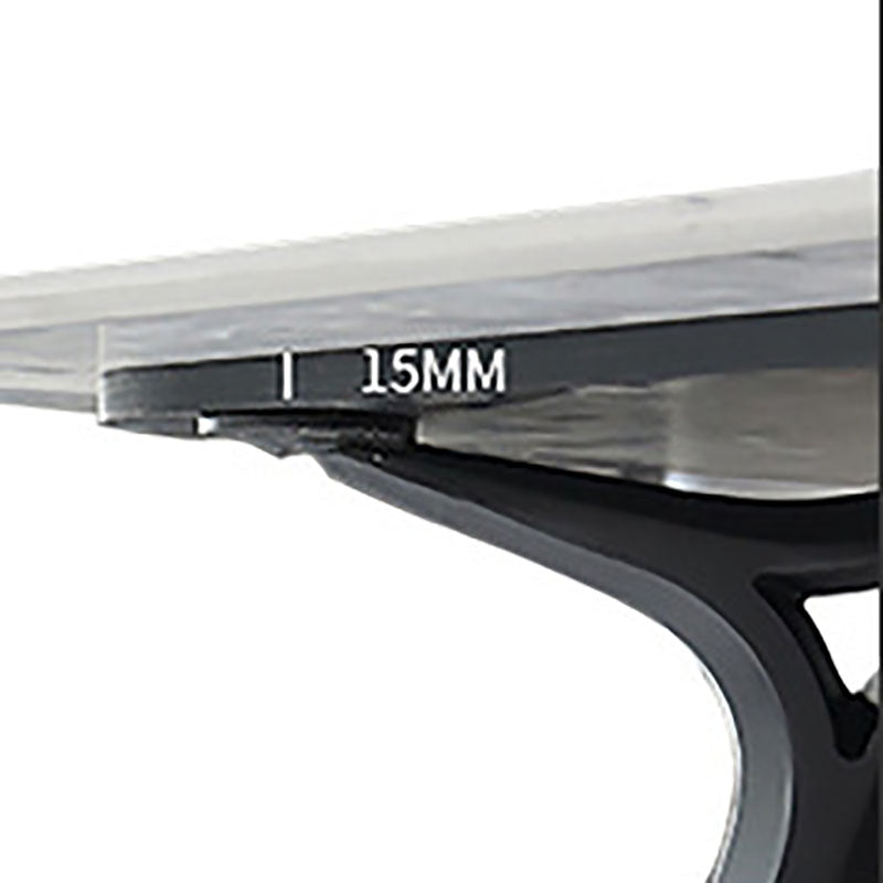 Traditional Luxury Table White Stone Rectangle Dining Table for Home