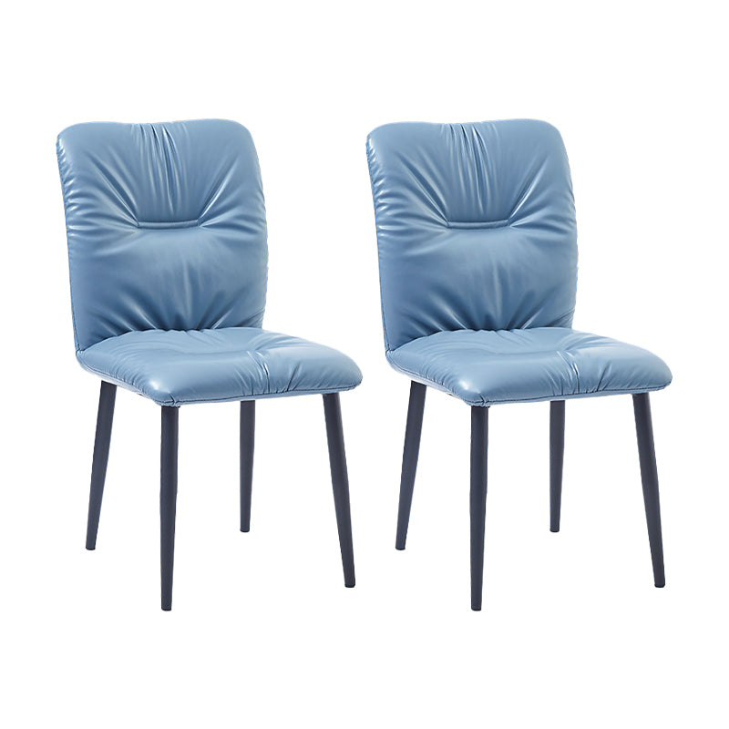 Dining Room Side Chairs Industrial Faux Leather Kitchen Chair for Home