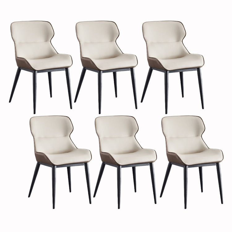 Industrial Dining Accent Chair Upholstered Dining Side Chair