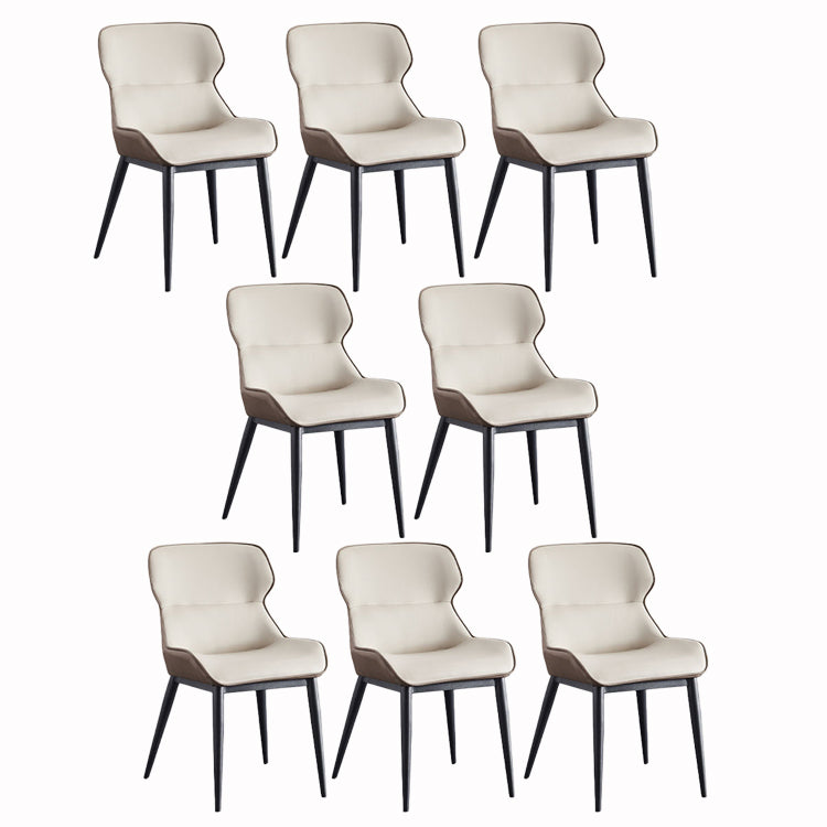 Industrial Dining Accent Chair Upholstered Dining Side Chair