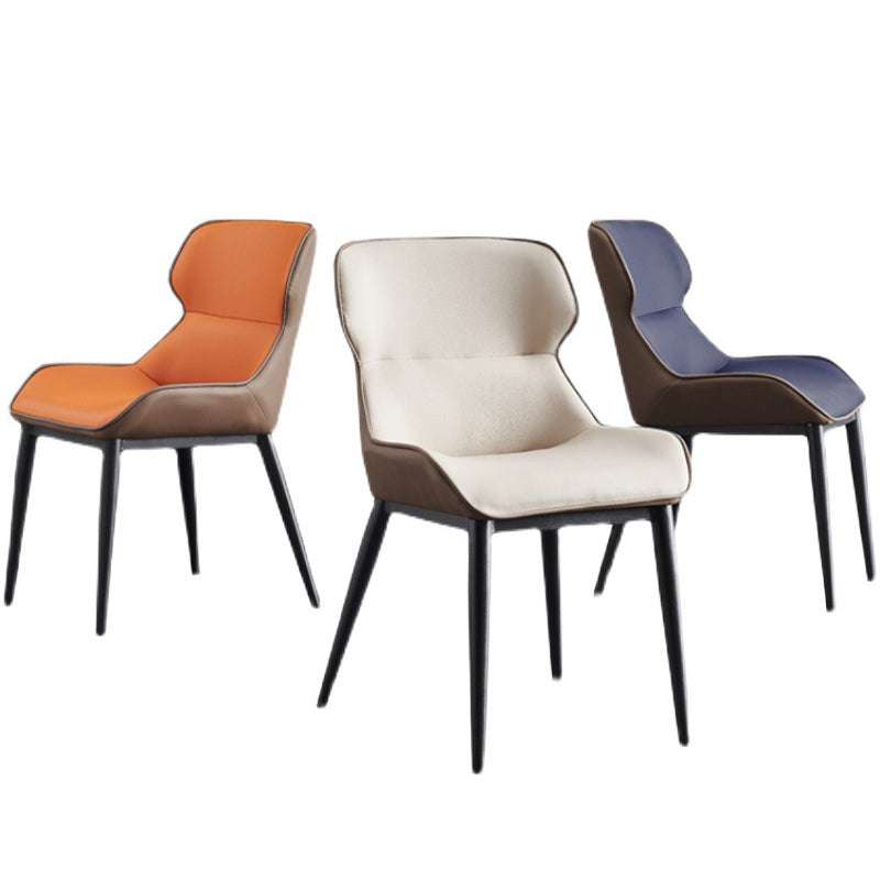 Industrial Dining Accent Chair Upholstered Dining Side Chair