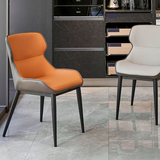 Industrial Dining Accent Chair Upholstered Dining Side Chair