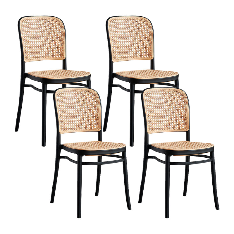 Scandinavian Plastic Counter Stool Plastic Furniture in Matte Finish for Indoor