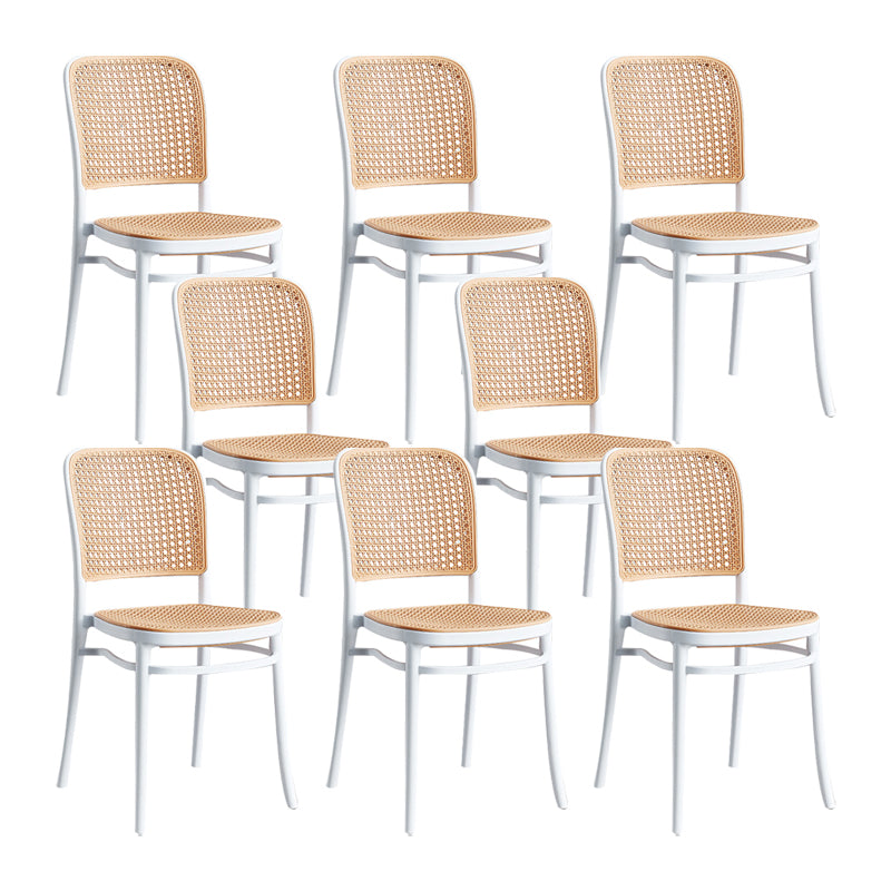 Scandinavian Plastic Counter Stool Plastic Furniture in Matte Finish for Indoor