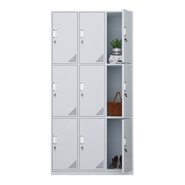Steel Storage Cabinet with Hinged Door Contemporary Indoor Cabinet