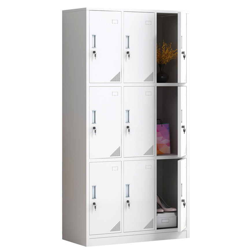 Steel Storage Cabinet with Hinged Door Contemporary Indoor Cabinet