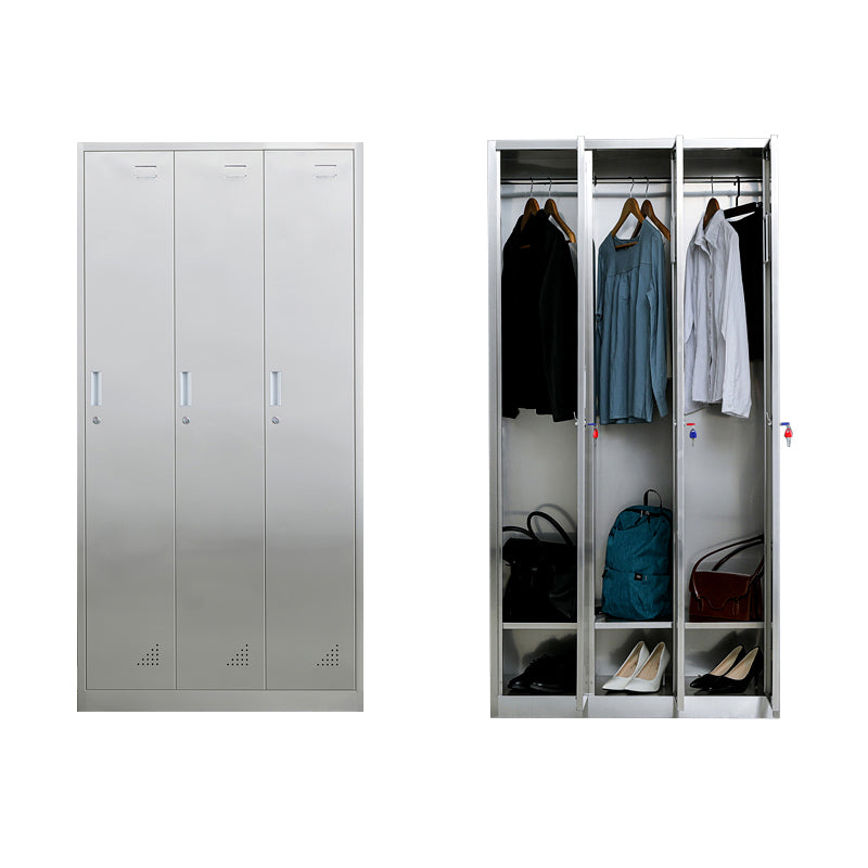 Metal Industrial Cabinet for Bathroom Steel Storage Cabinet with Hinged Door