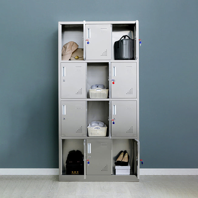 Metal Industrial Cabinet for Bathroom Steel Storage Cabinet with Hinged Door