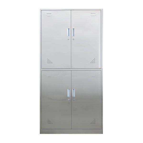 Metal Industrial Cabinet for Bathroom Steel Storage Cabinet with Hinged Door