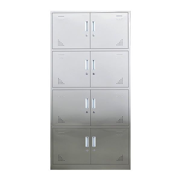 Metal Industrial Cabinet for Bathroom Steel Storage Cabinet with Hinged Door