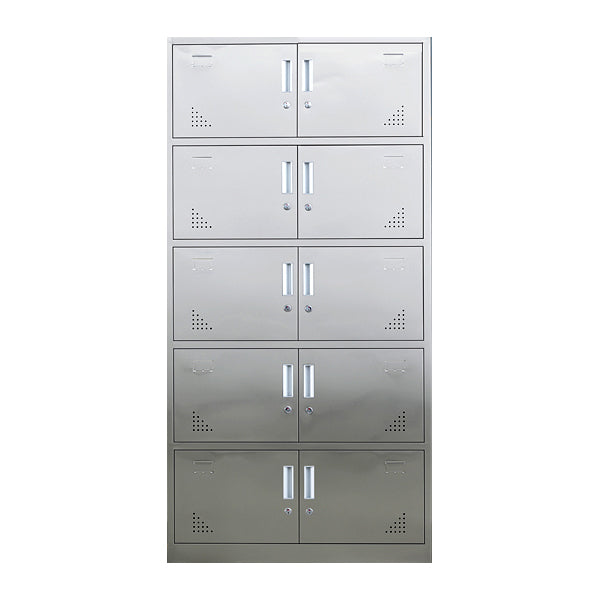 Metal Industrial Cabinet for Bathroom Steel Storage Cabinet with Hinged Door