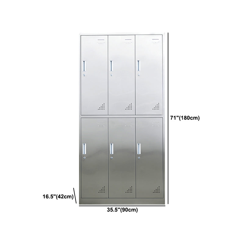 Metal Industrial Cabinet for Bathroom Steel Storage Cabinet with Hinged Door