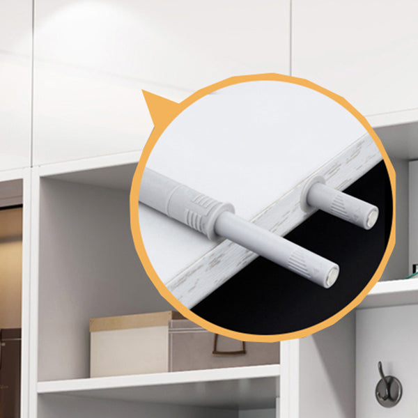 Wood and Glass Wardrobe Armoire Contemporary Sliding Wardrobe Closet