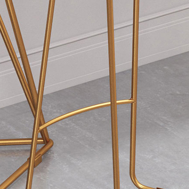 Glam Style Bar Table Set 1/2/4 Pieces Rectangle Bar Table with High Stools for Home