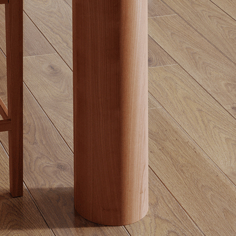 Modern 1/3/5 Pieces Bar Table Set Rubber Wood Counter Table for Living Room