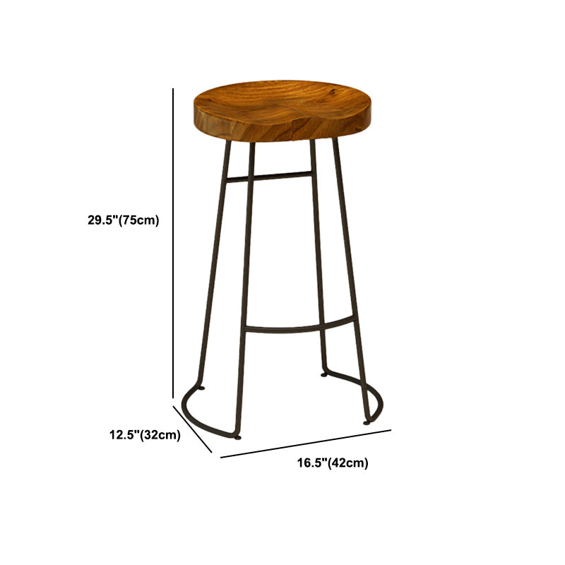 Modern Solid Wood Counter Set 1/2/4 Pieces Rectangle Bar Table Set in Natural