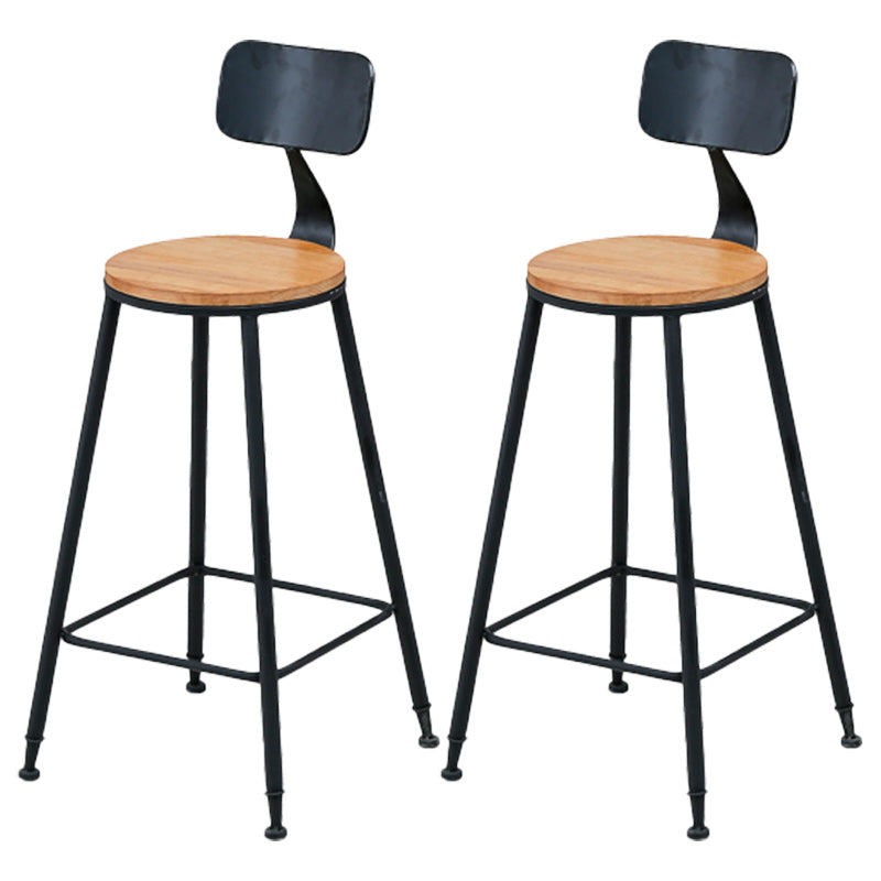 Indoor Modern Rectangle Counter Set 1/2/3 Pieces Solid Wood Table and Stool Set