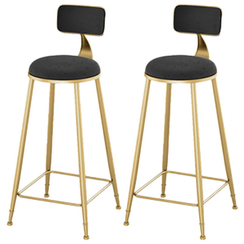 Glam Style 1/2/3 Pieces Faux Marble Bar Table Set Fixed Table Counter Set