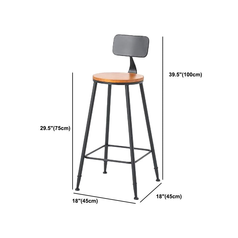 Industrial Style 1/2/7 Pieces Bar Table Set Rectangle Bar Table with High Wood Stools
