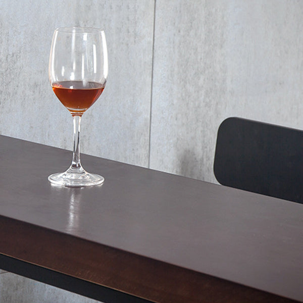 Glam Footrest Bar Wine Table Rectangle Trestle Solid Wood Cocktail Bar Table