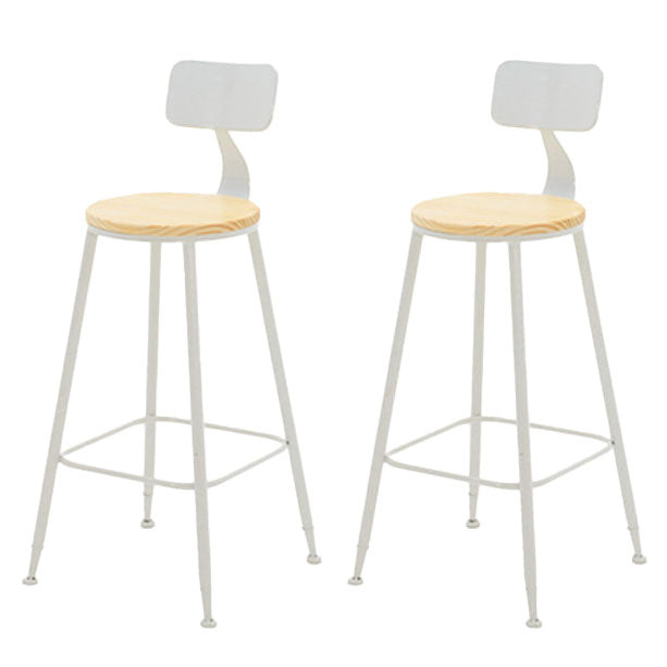 Modern Bar Set 1/2/5 Pieces Rectangle Trestle Wood and Metal Table and Stool Set