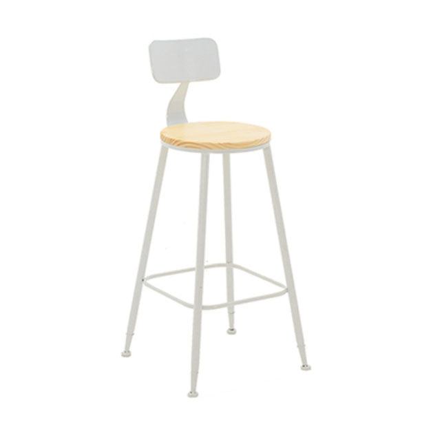 Modern Bar Set 1/2/5 Pieces Rectangle Trestle Wood and Metal Table and Stool Set