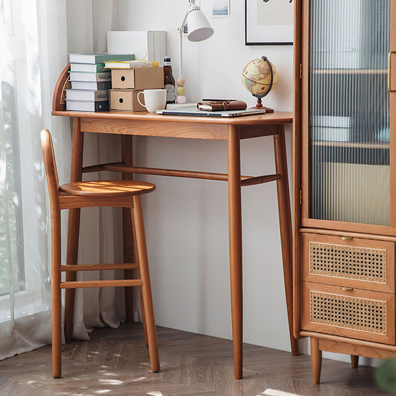 Modern 1/2 Pieces Wooden Pub Table Set Fixed Table Counter Table for Dining Room