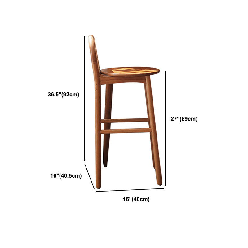 Modern 1/2 Pieces Wooden Pub Table Set Fixed Table Counter Table for Dining Room