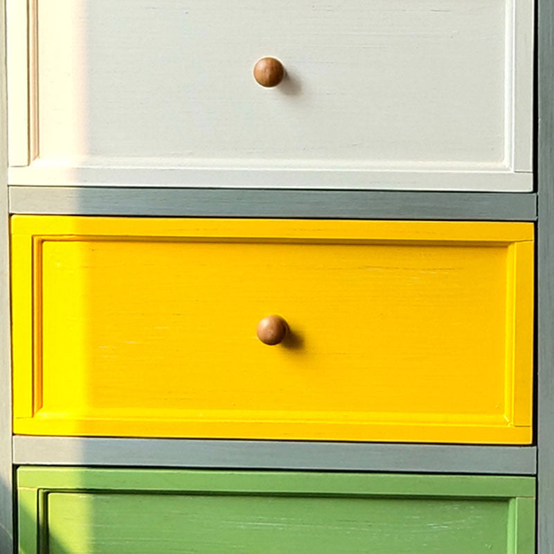 Bedroom Nautical Storage Chest 16" Wide Wooden Chest with Drawers