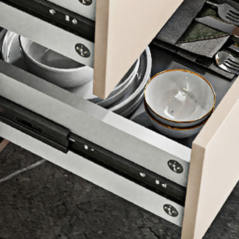 Glam Vertical Storage Chest Bedroom Stone Chest with Drawers