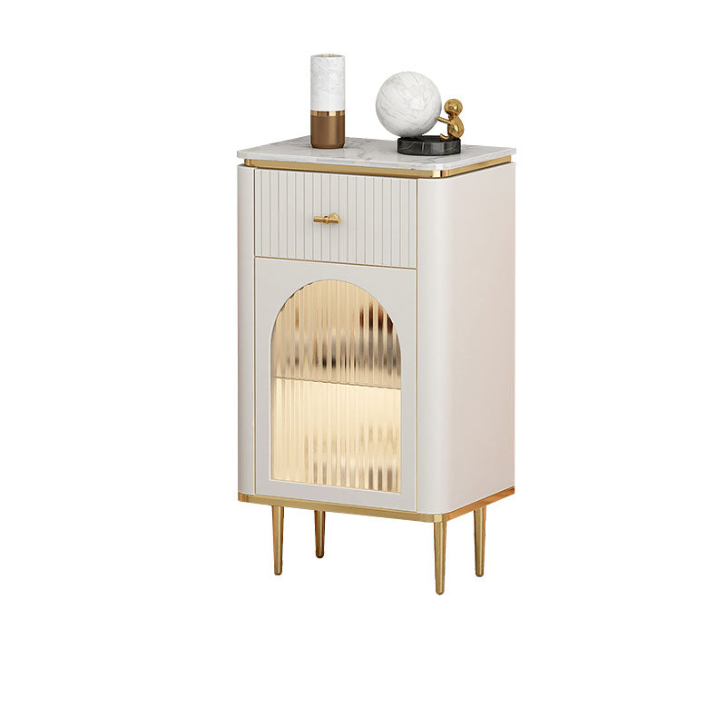 Contemporary Storage Chest Dresser Stone Top Storage Chest 11.81-inch W