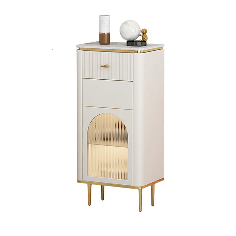 Contemporary Storage Chest Dresser Stone Top Storage Chest 11.81-inch W