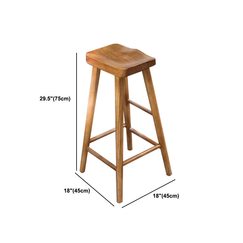 Industrial 1/2/3 Pieces Bar Table Set Rectangle Bar Table with High Wood Stools