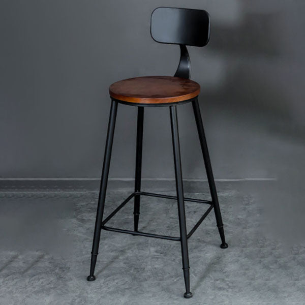 Industrial Bar Table Set 1/5 Pieces Rectangle Pine Wood Counter Table with Stools for Bar