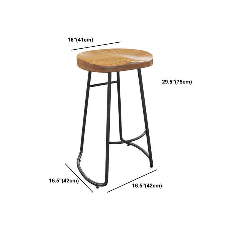 Modern Table Set 1/7 Pieces Bar Rectangle Wood Counter Table with Stools for Milk Tea Shop