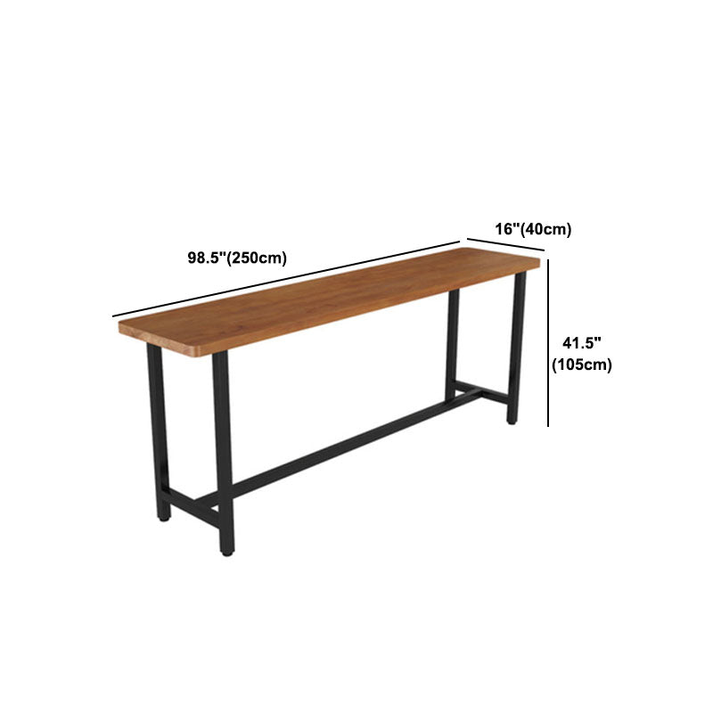 Modern Rectangle Pub Dining Set 1/2/6/7/9/11 Pieces Indoor Table and Stool Set