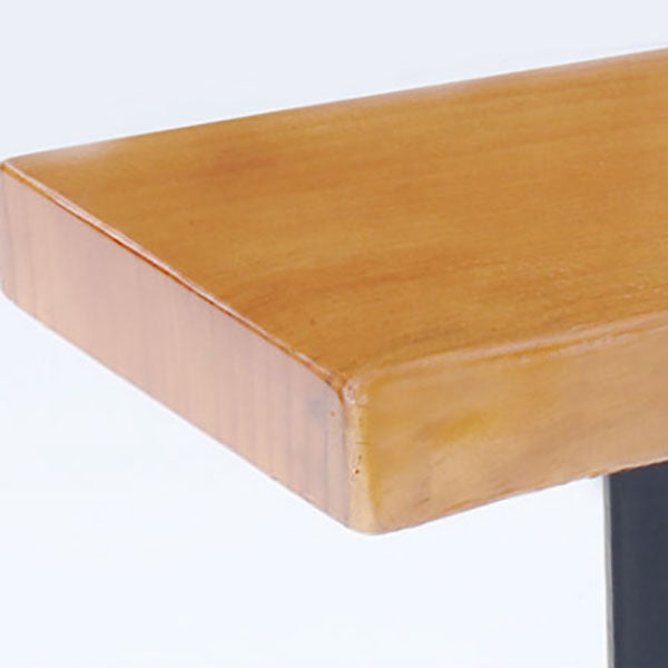 Industrial 1/2/4/7 Pieces Solid Wood Bar Table Set Fixed Bistro Set