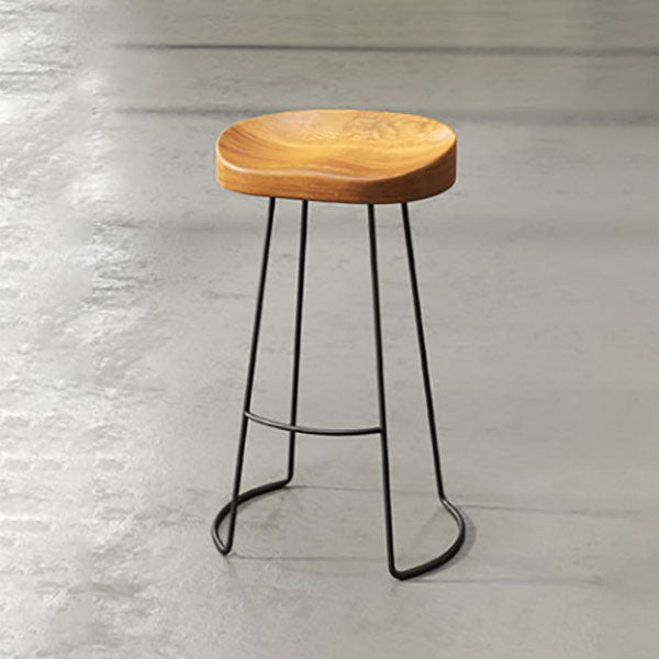 Industrial 1/2/4/7 Pieces Solid Wood Bar Table Set Fixed Bistro Set