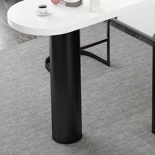 Free Form Bar Table Set 1/2/3 Pcs Modern Iron Base Bar Table and Stools