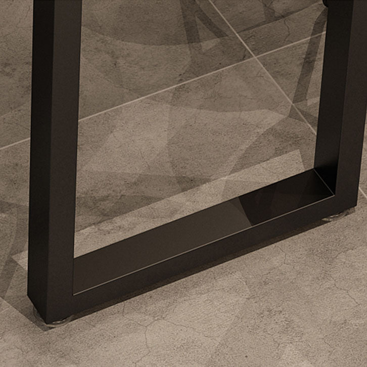 1/9 Pieces Modern Rectangular Bistro Table Set Wooden Counter Table with Backless Stools