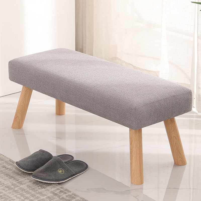 Contemporary Scratch Resistant Ottoman Rectangle Green Pine Wood Cube