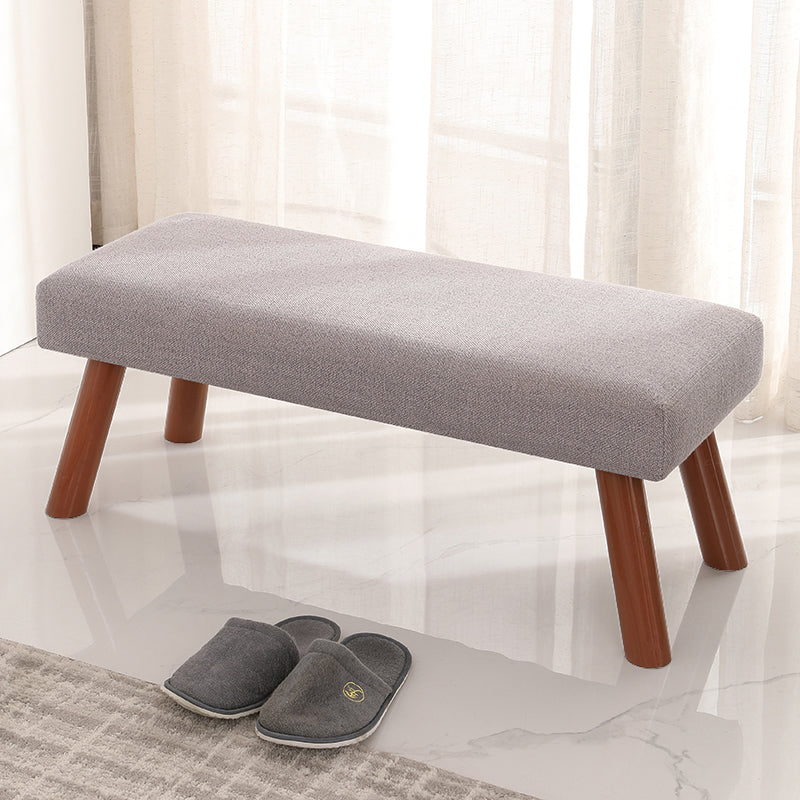 Contemporary Scratch Resistant Ottoman Rectangle Green Pine Wood Cube