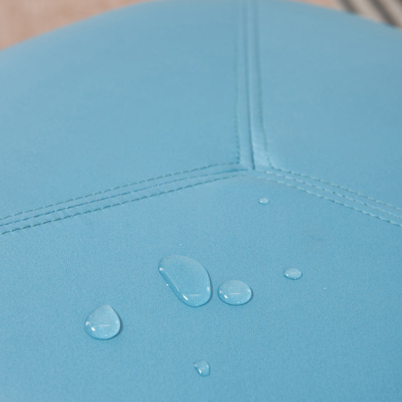 Modern Novelty Shape Ottoman Plain Leather Ottoman Stoolfor Living Room