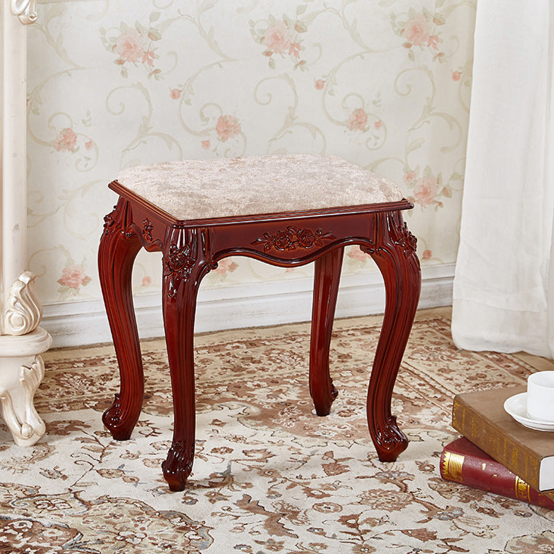 Mid-Century Modern PU Leather Ottoman Plain Rectangle Mildew Resistant Target Pouf