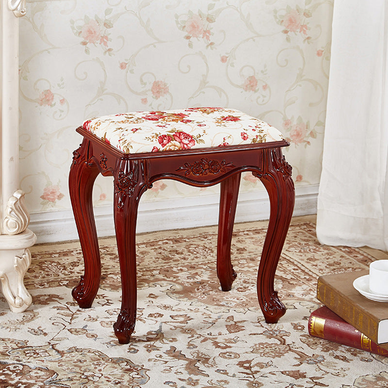 Mid-Century Modern PU Leather Ottoman Plain Rectangle Mildew Resistant Target Pouf