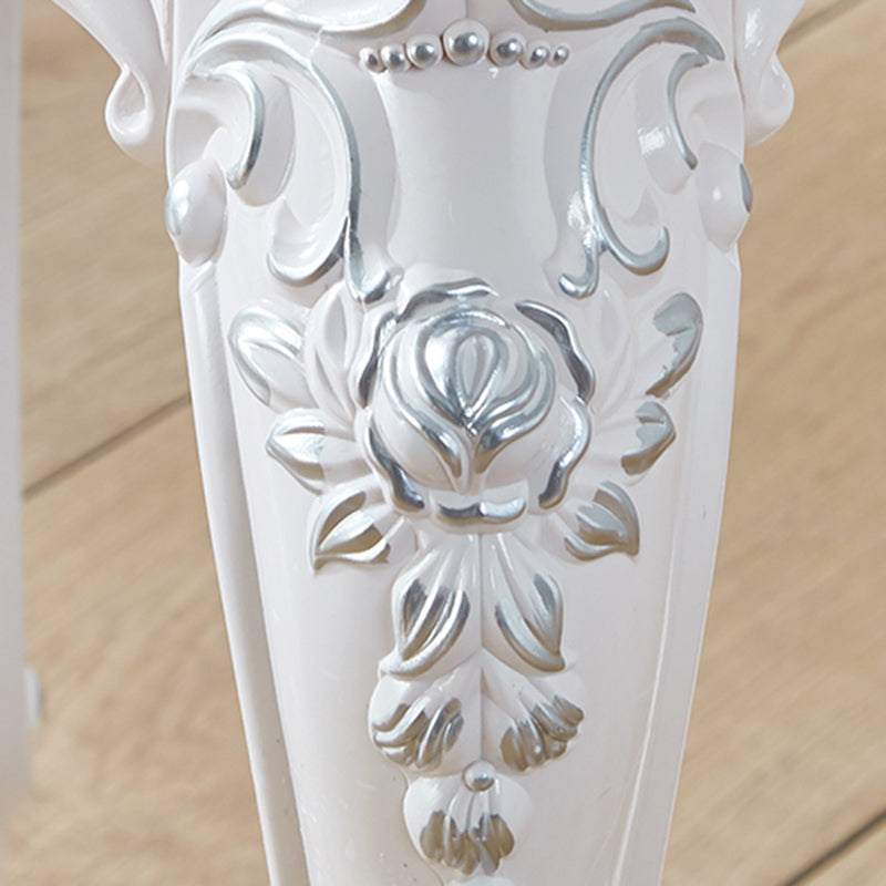 Vintage PU Leather Ottoman Plain Rectangle Stain Resistant Pouf Chair