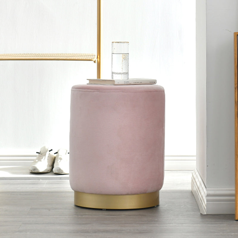 Modern Scratch Resistant Standard Round Velvet Indoor Standard