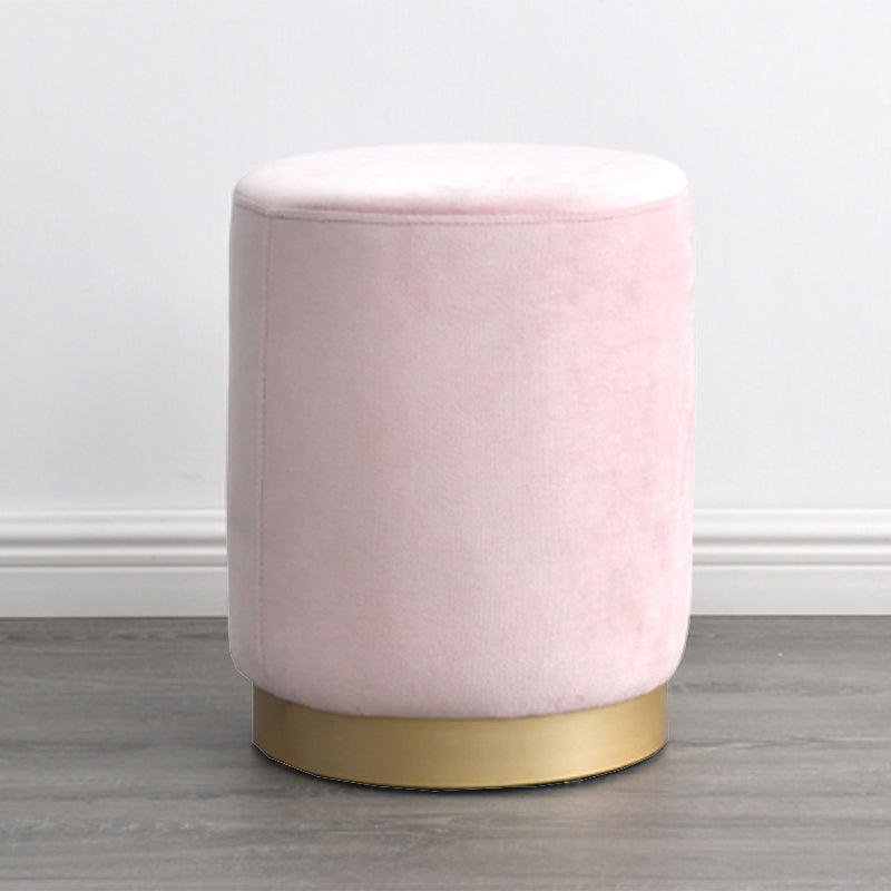 Modern Scratch Resistant Standard Round Velvet Indoor Standard