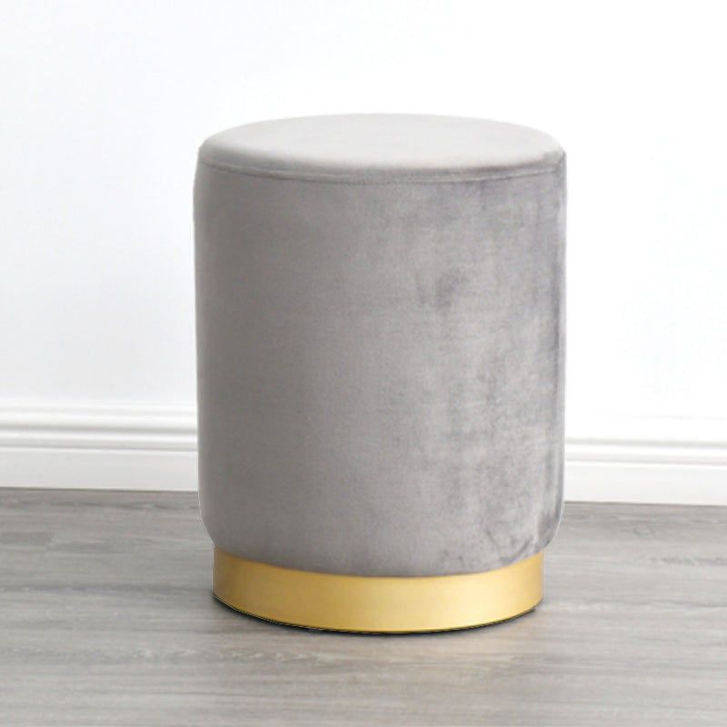 Modern Scratch Resistant Standard Round Velvet Indoor Standard