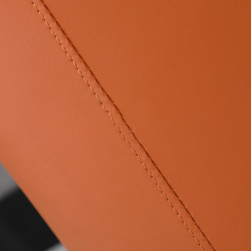 Genuine Leathe Ottoman Square Modern Water Resistant Tufted Cube Ottoman